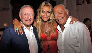 Valeria marini and fawaz gruosi